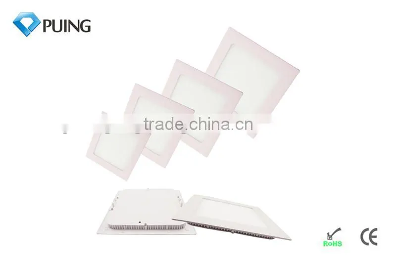 SMD 2835 high quality 85-265V slim led panel light 3w 6w 9w 12w 15w 18w 24w