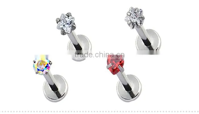 New design body jewelry lip ring hot sell body piercing labret