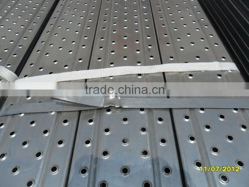 used for instruction scaffolding steel plank
