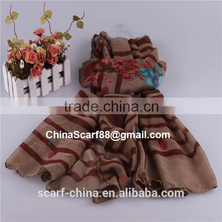 Wholesale viscose voile scarves