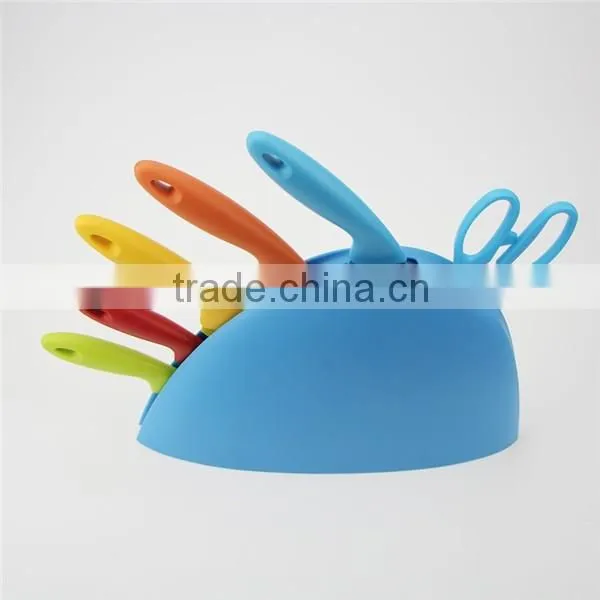 Low price wooden knife block knife sets