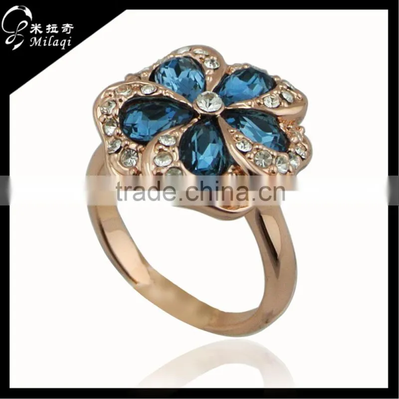 White gold diamond ring owl shape