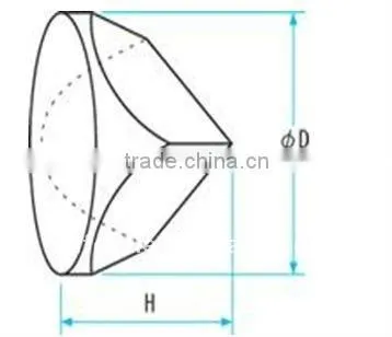 20mm diameter,15.6mm Height,BK7 material Corner cube prism