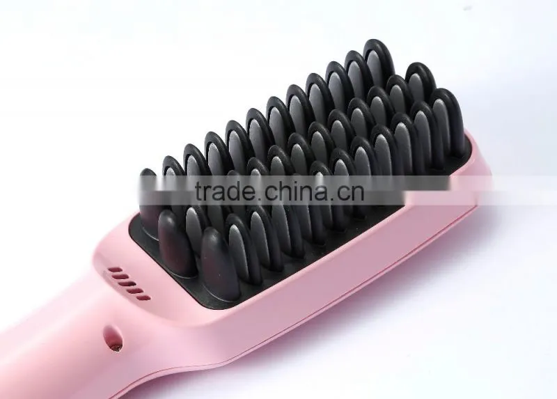Professional Antomatic LCD Hair Straightener Comb Styling Machine Digital Perm Machine Electric Hair Straightening Comb