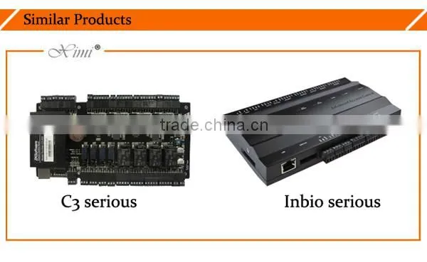 C3-200 package A access control panel with power supply box 2 doors wiegand access controller proximity card control board