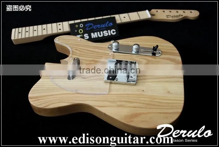 MX777 Diy High Quality Solid American Ash Wood Unfinished Electric Guitar Kit