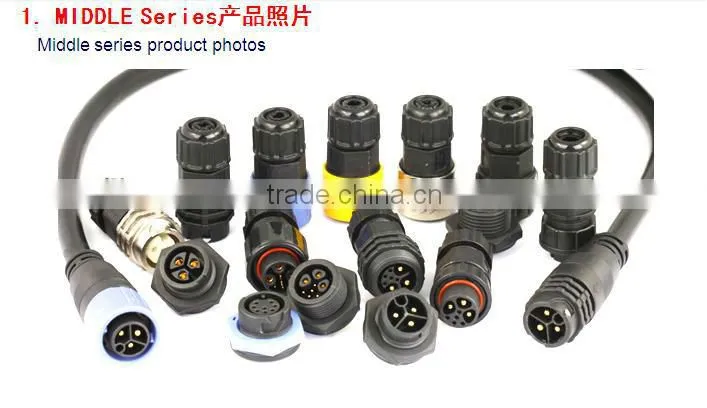 CHOGORI middle 2pins 20amp lock bayonet ,high quality ip67 waterproof connector