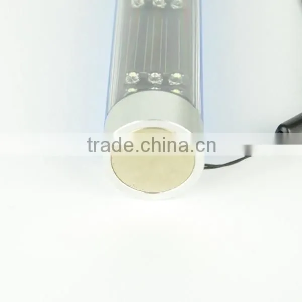 High Power Camping LED flashlight rechargeable battery solar flashlight