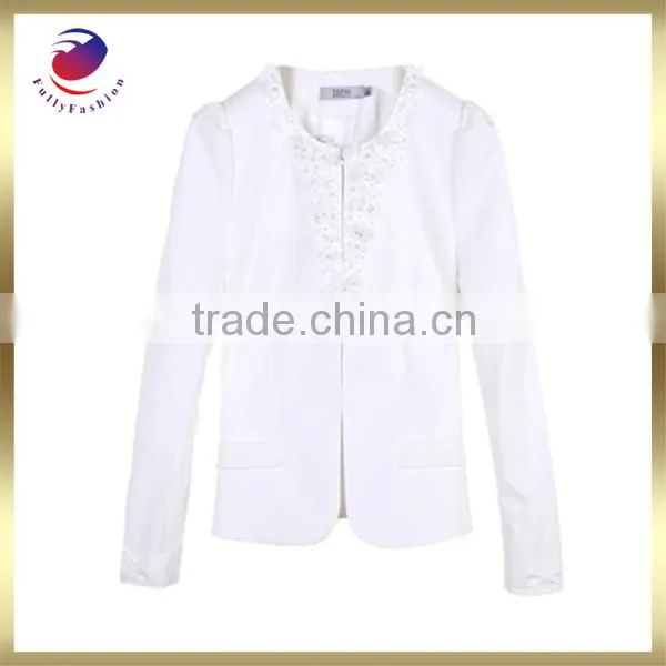 coating with crochet in front