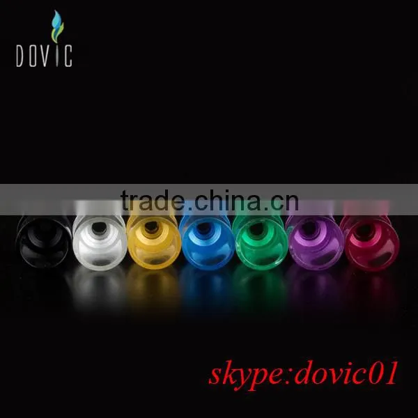 wide bore glass drip tips with aluminum base