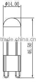 G9 Mini size High lumen Low power 2W 2.5W 3W g9 led