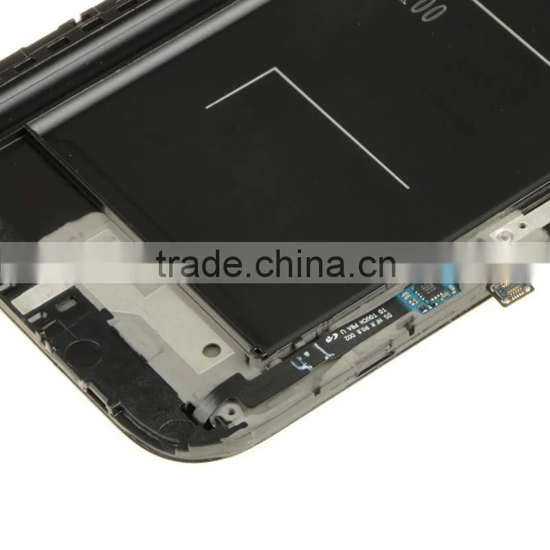 hotsale Large discount touch screen display assembly for sam-sung gal-axy N0TE 2 N7100 with frame