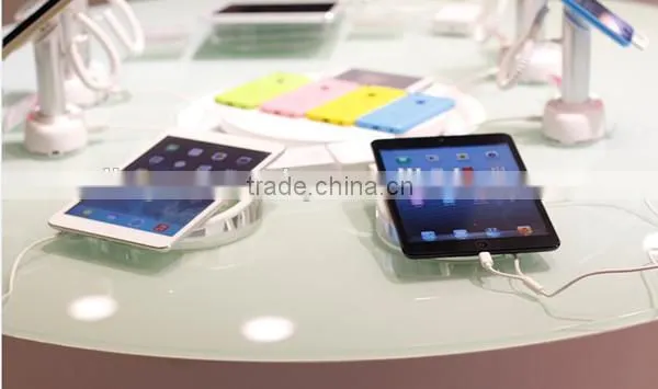 7" tablet pc display support with alarm system