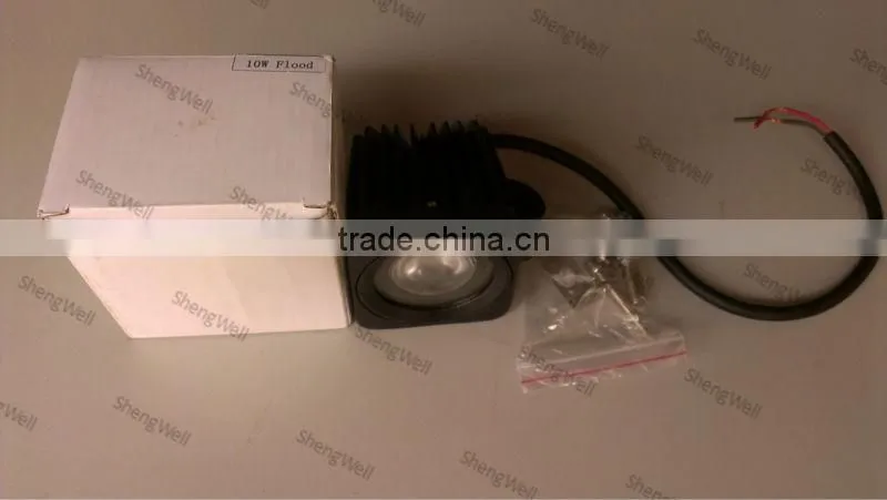 ShengWell Auto 10W CREE led work light DC9--32V IP67 10W led driving light