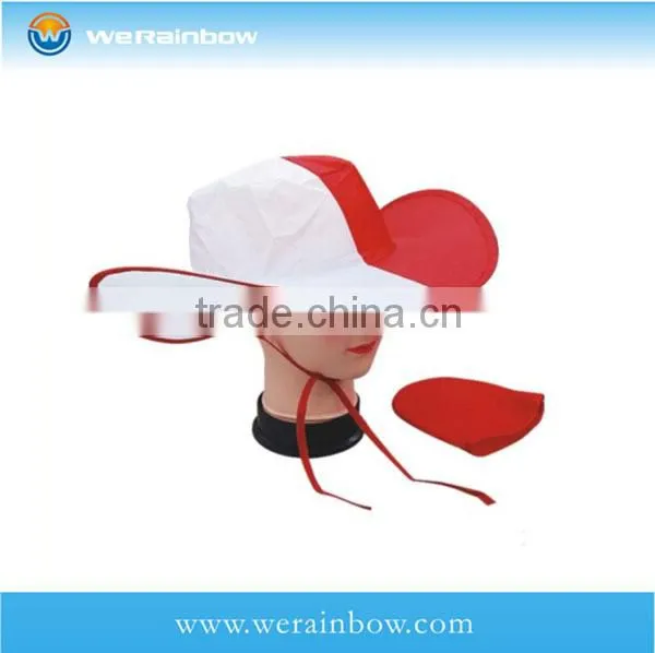 Customized Promotional Fashion 190T Polyester Waterproof Foldable Hat