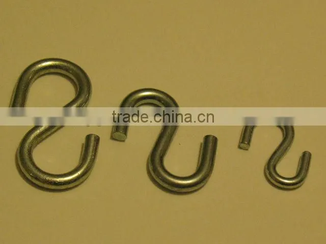 S Hooks with Plastic Coating