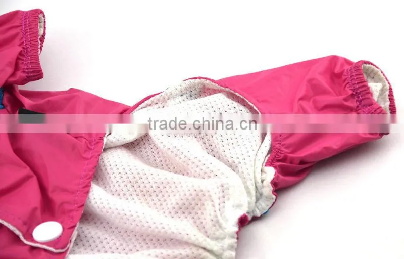 promotional double layer dog raincoat
