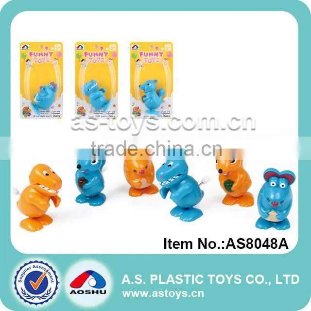 Colorful mini plastic wind up caterpillar toys