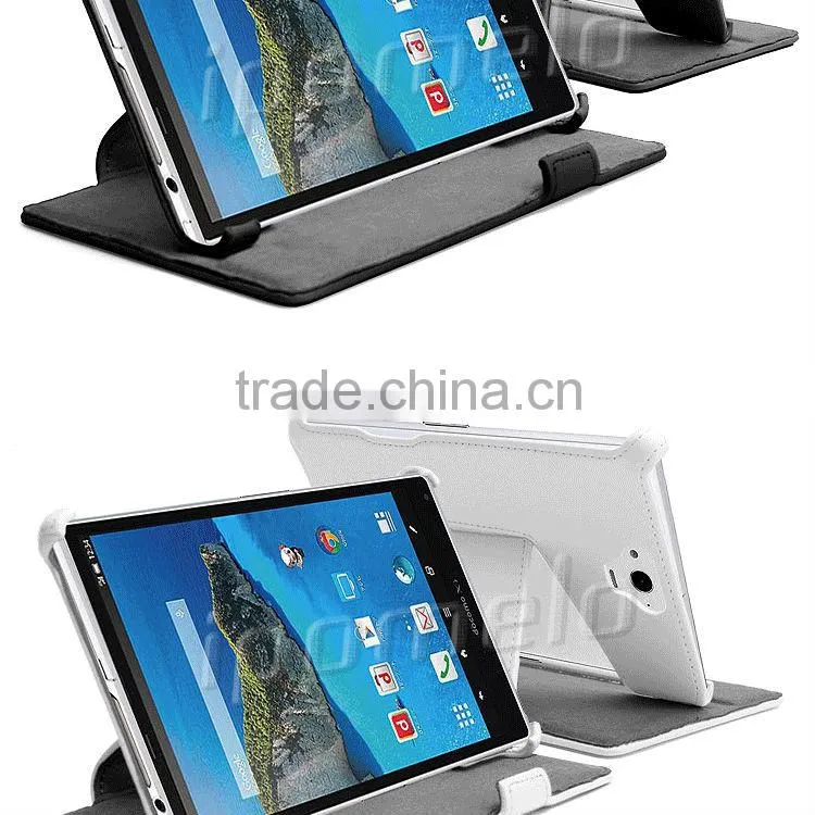 Special design stand leather case for tablet pc for AQUOS PAD SH-06F