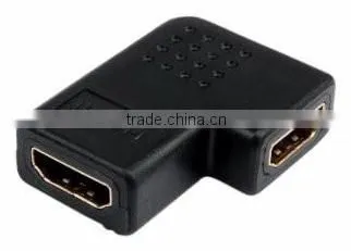 Unique design HDMIF to HDMIF adapter 24K gold plated