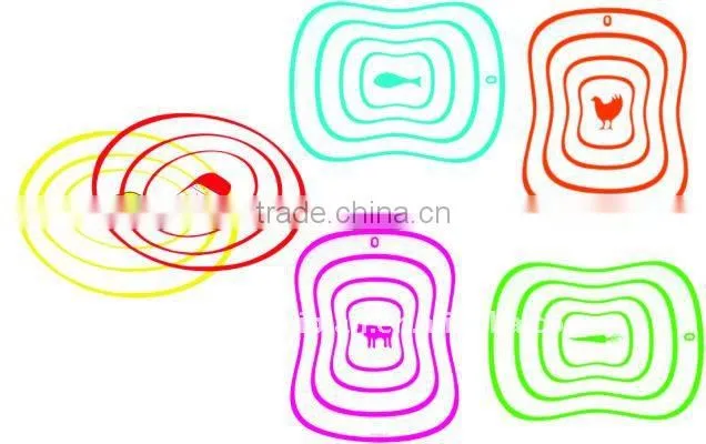 plastic chopping mat/flexible cutting board