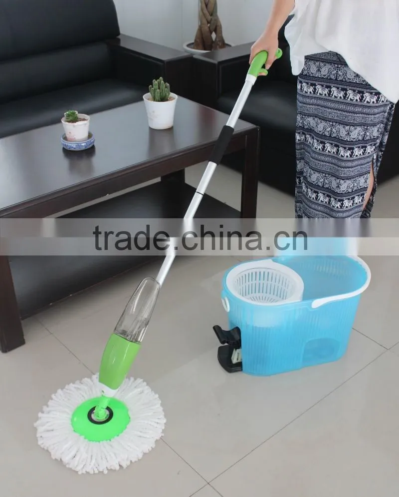 2016 Special design Super New Magic Spin and spray mop with bucket