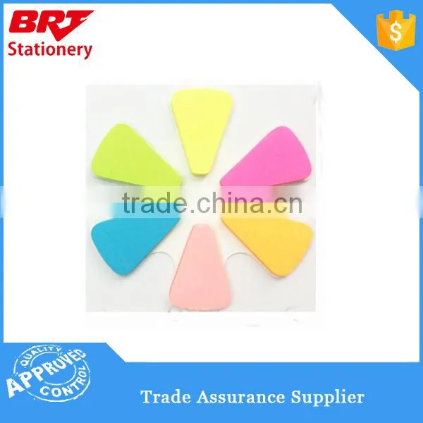 six colour flower design gift products memo pad sticker