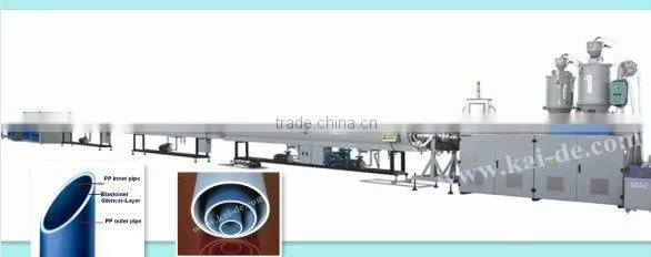 PP noise reduction pipe making machine factory