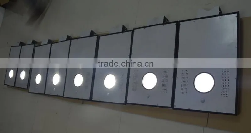 8W integrated solar LED garden lamp
