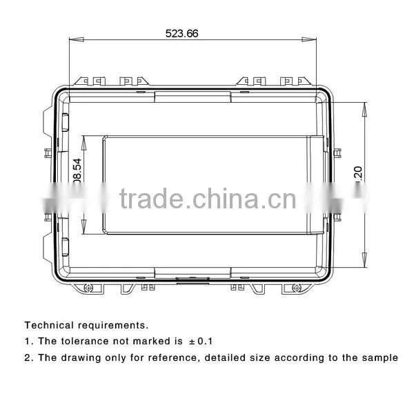Laptop protective case plastic