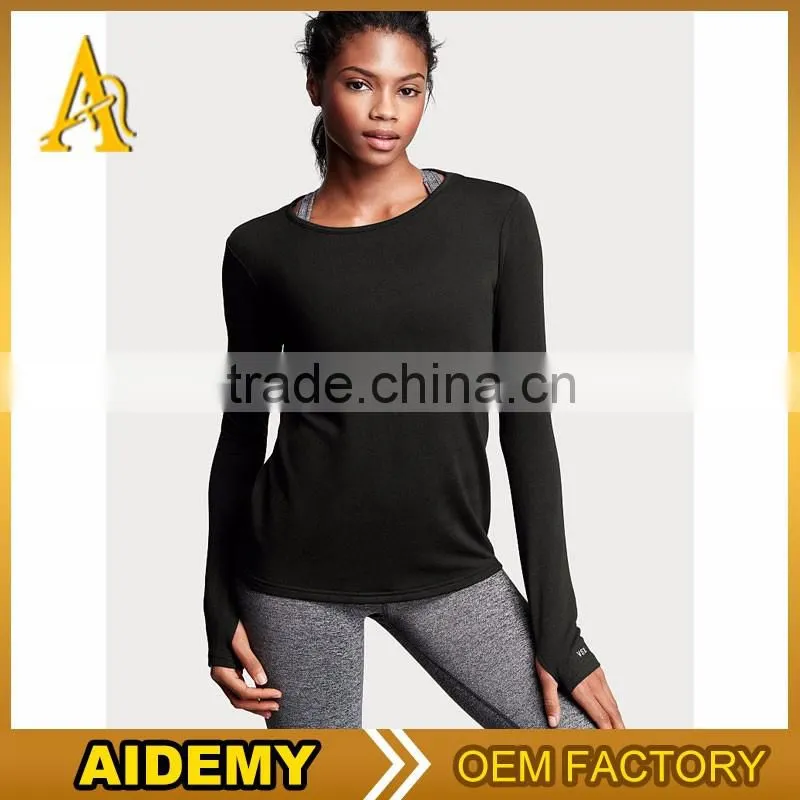 Black custom crewneck sweatshirt wholesale women crewneck sweatshirt
