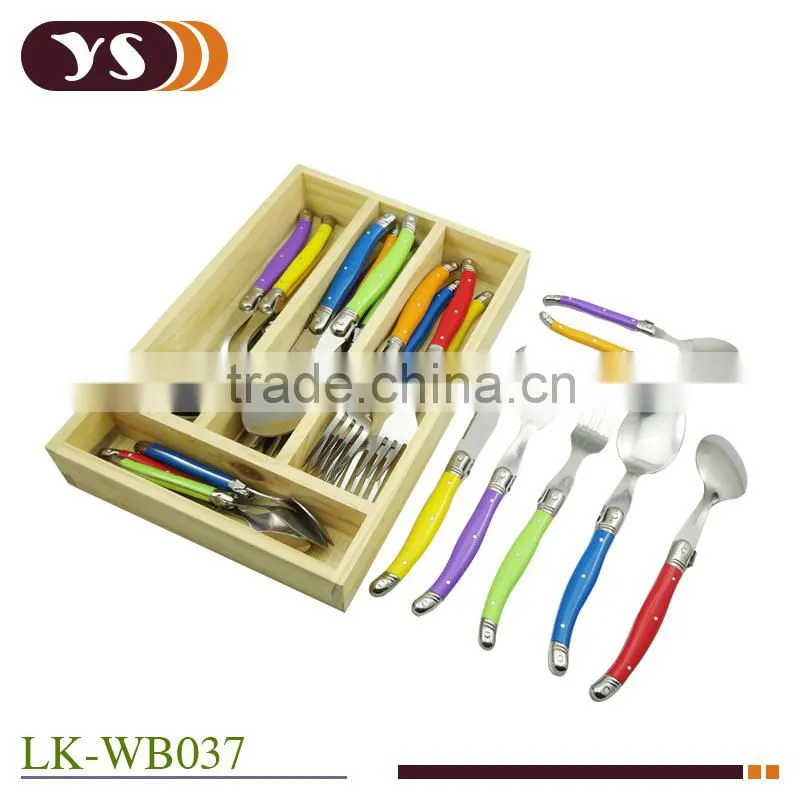 24pcs laguiole tableware set