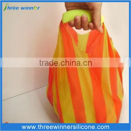 Hot selling shopping bag silicone hand grip