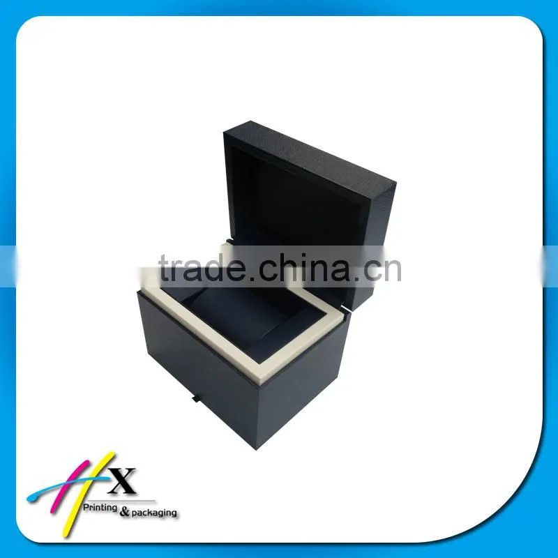 synthetic leather watch box with PU insert