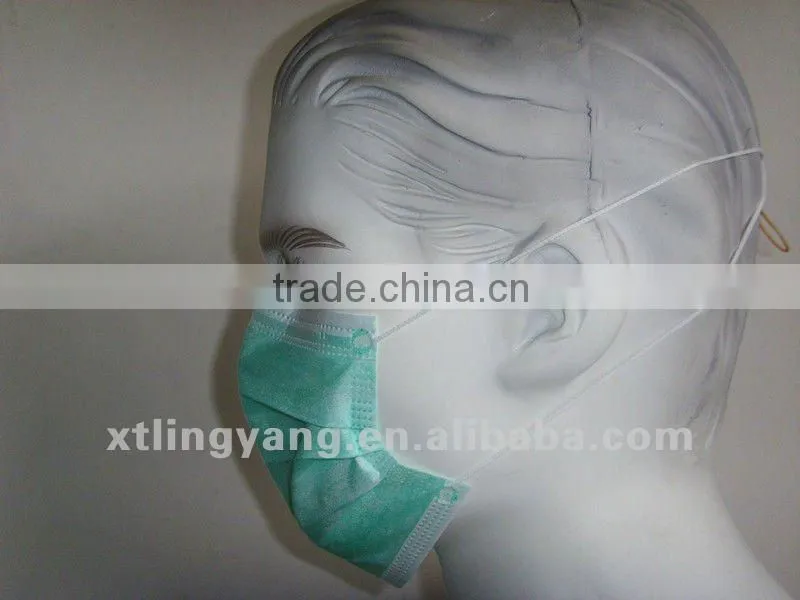 Disposable non-woven medical face mask