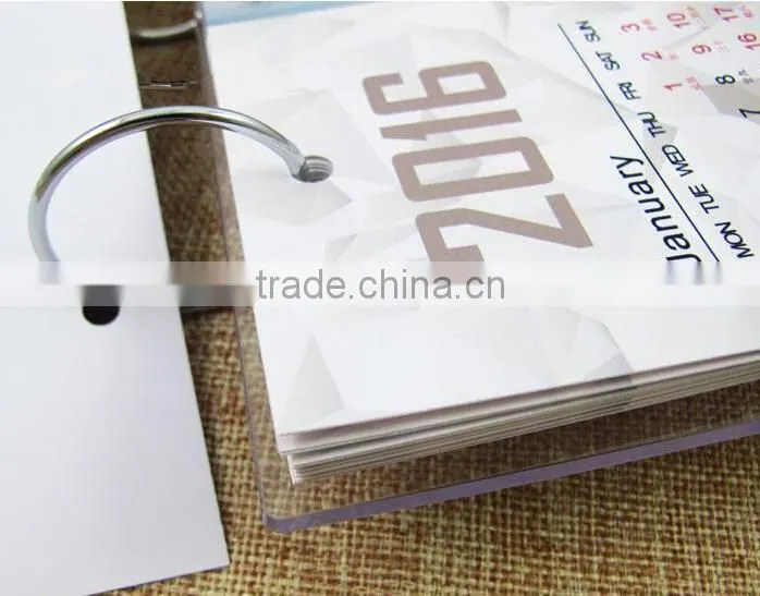 2016 new style acrylic acrylic calendar wholesale