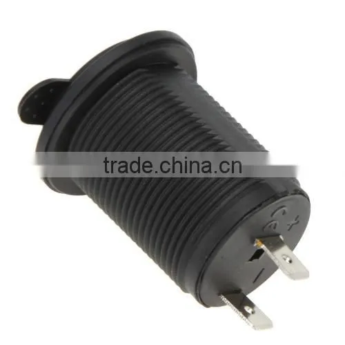 12-24V Accessory Power Socket Waterproof Motorcycle Motorbike Cigarette Lighter Socket