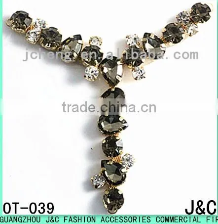 5*10 acrylic stones gold plating fashionble ladies sandal accessories