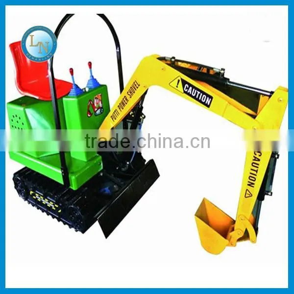 Amusement park kids excavator ride!!! Fairground equipment kids mini excavator for sale