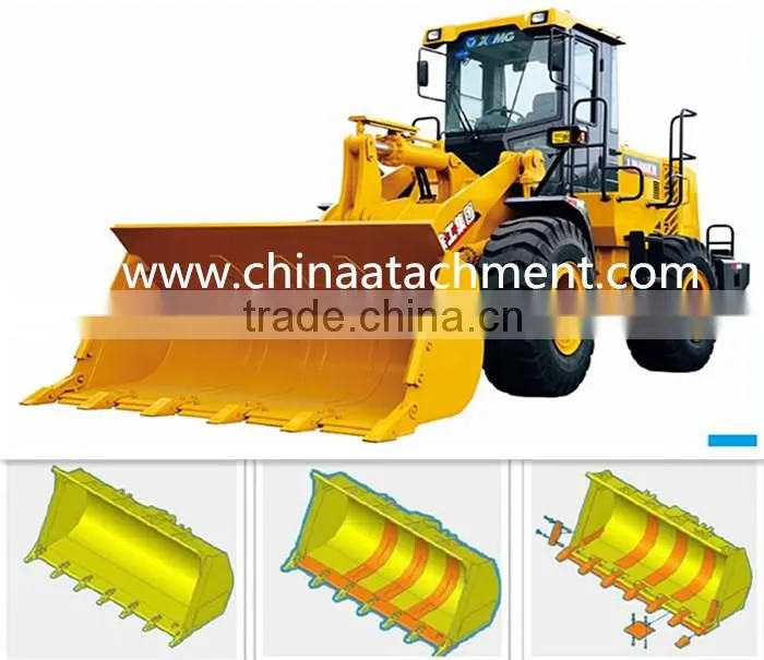 XCMG LW600K-CNG Wheel Loader buckets, Customized LW600K-CNG Wheel Loader Standard 3.5M3 buckets for sale