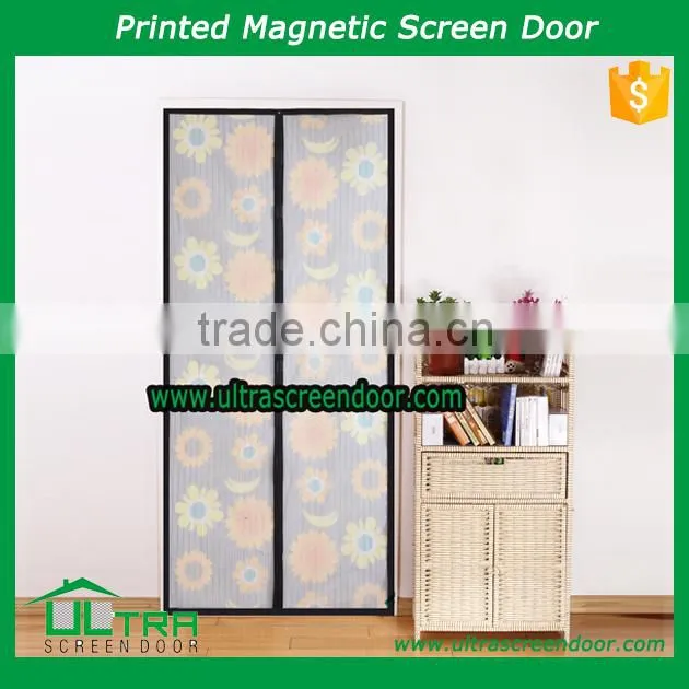 Colorful Magic 18 Magnets Screen Door Mesh Curtain