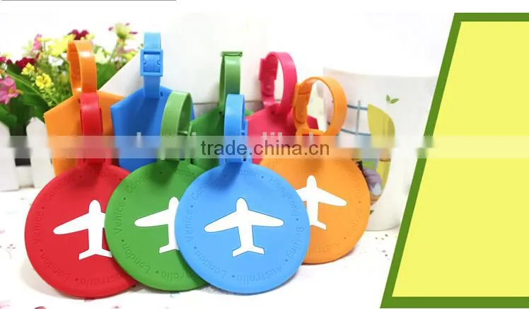 PVC luggage tags with customer customize debossed logos & various colors or shape