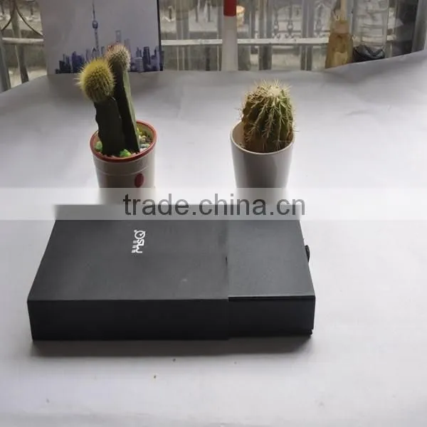 Custom made pu leather jewelry box with thread pu leather finishing