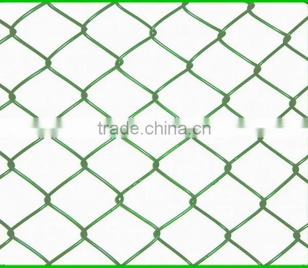 pvc coated 9 gauge chain link fence