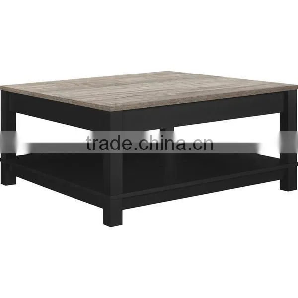 modern plywood table top wooden coffee table set