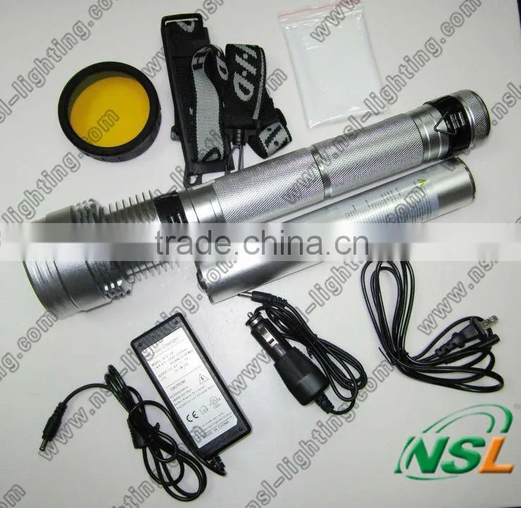 75w SOS HID Xenon Torch Flashlight 7800Lumens spotlight