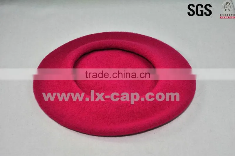 Wool beret fashion women beret solid color