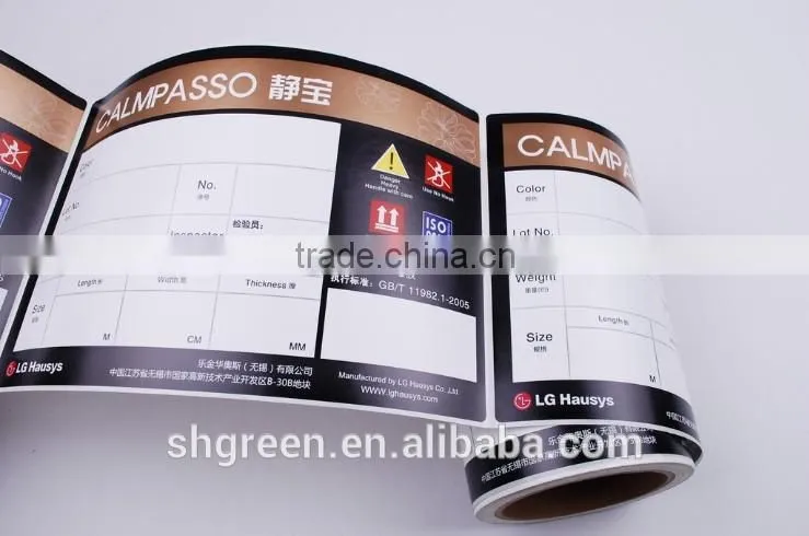 Die-cut gum kraft paper sticker with printing fire design