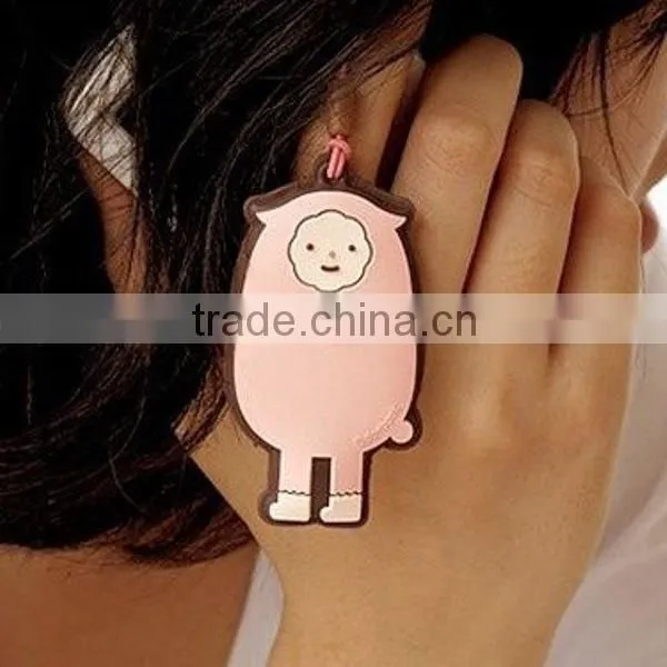 funny diy slipper shaped keychains