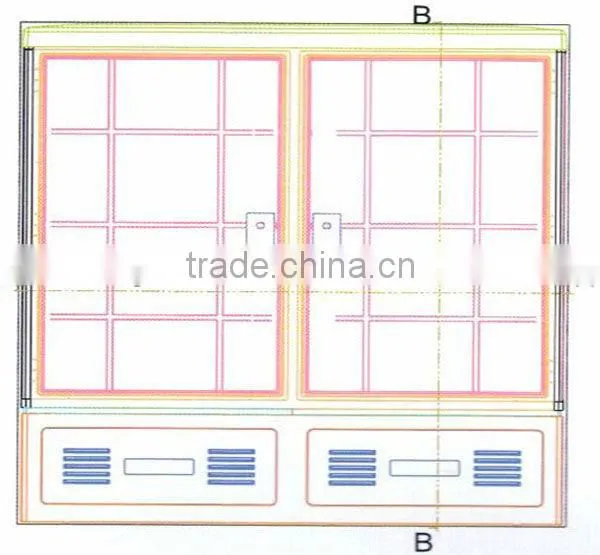The 1152 Core Double Sided(1550x1450x620) SMC Cable Transfer Box